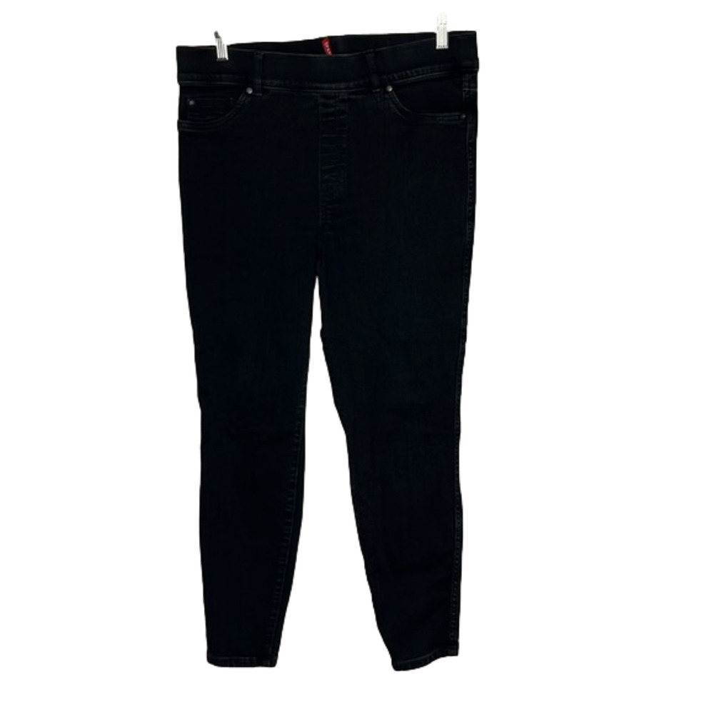 Spanx black ankle skinny jeans XL